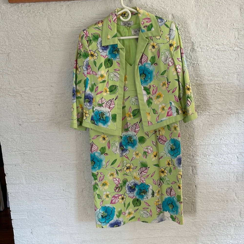 Bob Mackie vintage designer lined jacket and dress size 10